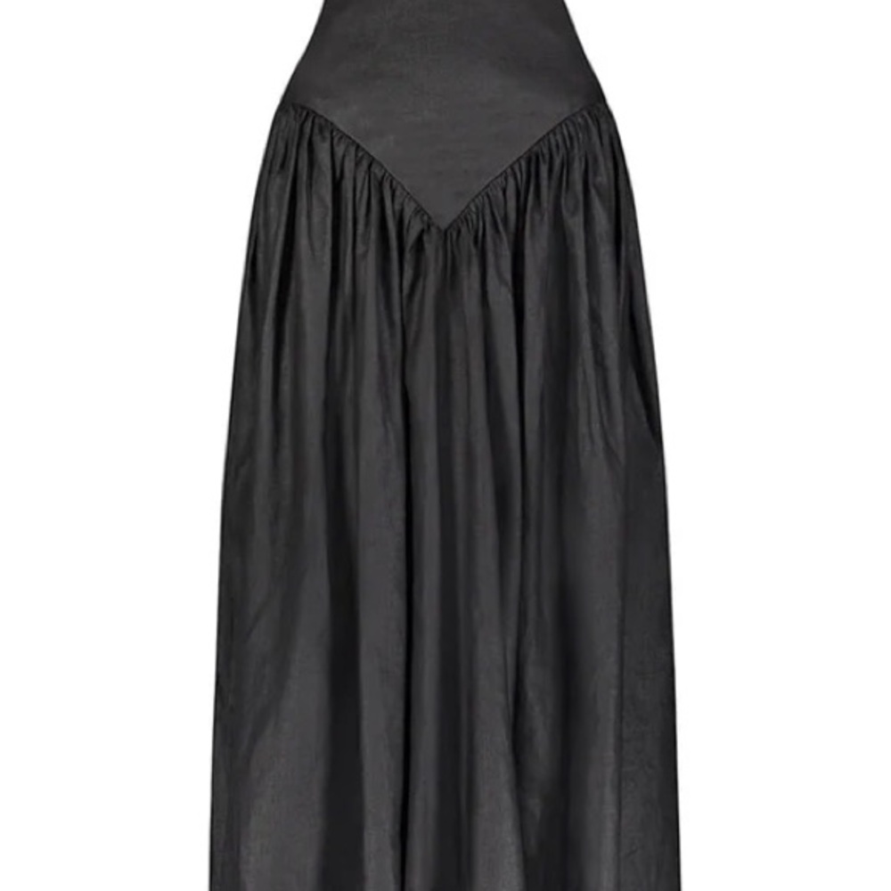 Fe Noel Black Linen Panty Pant